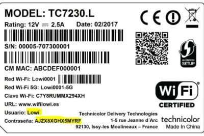accesar router lowi